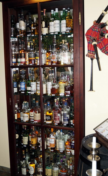 Whisky Auswahl im Schliepers